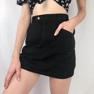 Black Mini Skirt Size 6